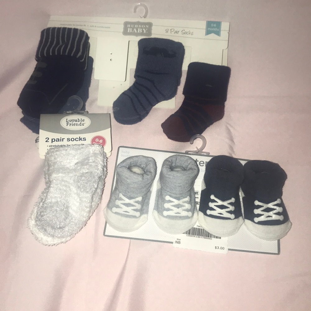 Bundle baby boy socks
